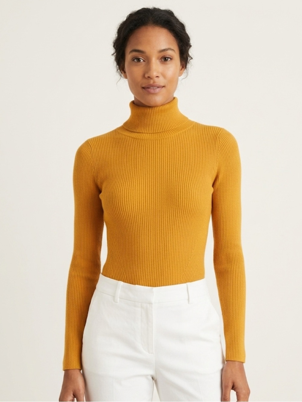 Abercrombie & Fitch Ribbed Turtleneck Bodysuit – Size XS |  Minimalism | Fall